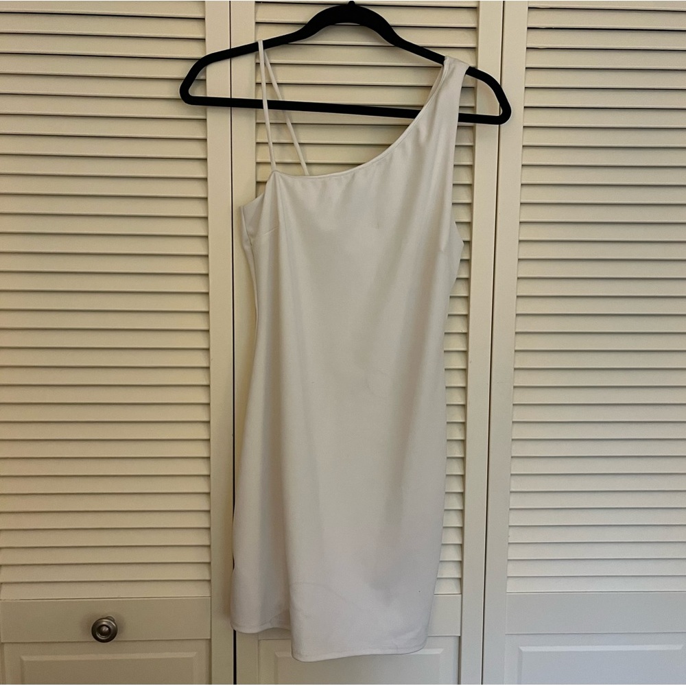 Lulus white mini dress.